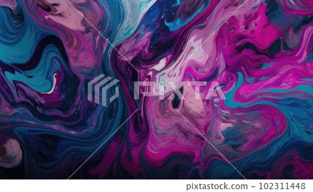 abstrack Purple-blue-pink-white whirlpool marble Swirl Water 102311448