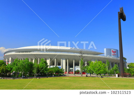 [Osaka Prefecture] Yanmar Stadium Nagai in fine weather 102311523