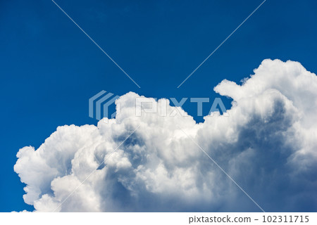 Photography of Beautiful Cumulus Clouds on Clear Blue Sky - Full Frame 102311715