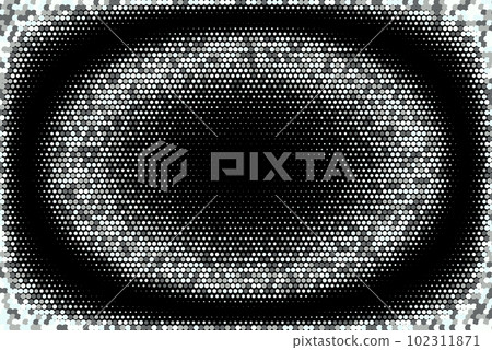 Abstract background of halftone silver dots on dark background, design element Abstract background of halftone silver dots on dark background, design element 102311871