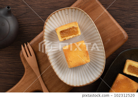 Pineapple Cake Dessert Pineapple Pastry Mid-Autumn Festival pineapple cake pastry パイナップルケーキ 102312520