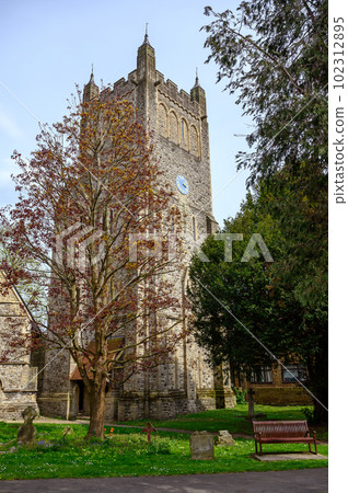 Church of the Annunciation in Chislehurst, Kent, UK. Built in 1870, this church is located on Chislehurst High Street. Chislehurst is in the Borough of Bromley, Greater London. Church of the Annunciation in Chislehurst, Kent, UK. Built in 1870, this church is located on Chislehurst High Street. Chislehurst is in the Borough of Bromley, Greater London. 102312895