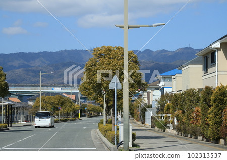 Townscape of a residential area in the southern part of Ashiya City, Hyogo Prefecture Townscape of a residential area in the southern part of Ashiya City, Hyogo Prefecture 102313537
