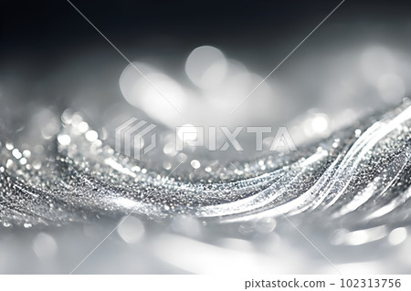 Shimmering silver swirls on abstract background. created with Generative AI Shimmering silver swirls on abstract background. created with Generative AI 102313756