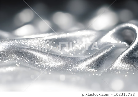 Shimmering silver swirls on abstract background. created with Generative AI Shimmering silver swirls on abstract background. created with Generative AI 102313758