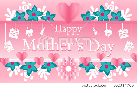 Vector mother day background element perfect design poster Vector mother day background element perfect design poster 102314769