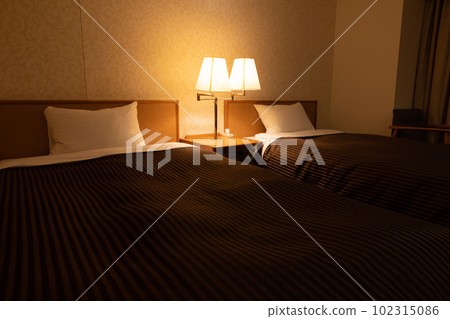 Hotel twin room bed 102315086