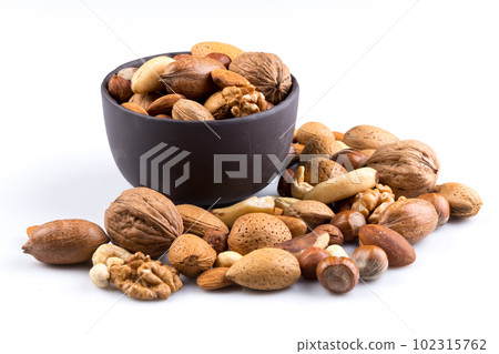 Nuts mix in bowl Nuts mix in bowl 102315762