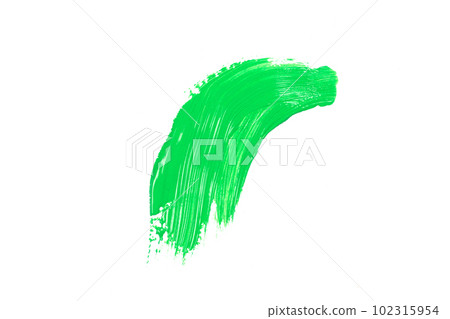 green stroke of the paint brush 102315954