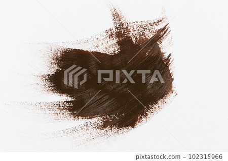 Brown stroke of the paint brush Brown stroke of the paint brush 102315966