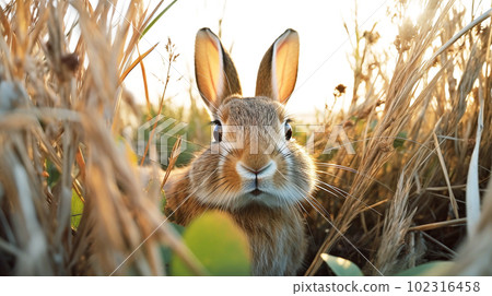 Wild rabbit 102316458