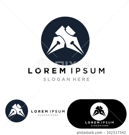 Sign pen Logo template Vector illustration Sign pen Logo template Vector illustration 102317342