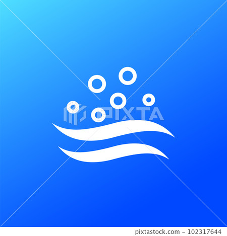 evaporation of water vector icon evaporation of water vector icon 102317644