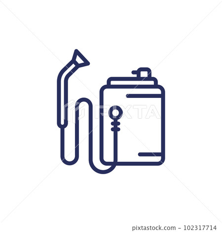 pest control or insecticide line icon 102317714