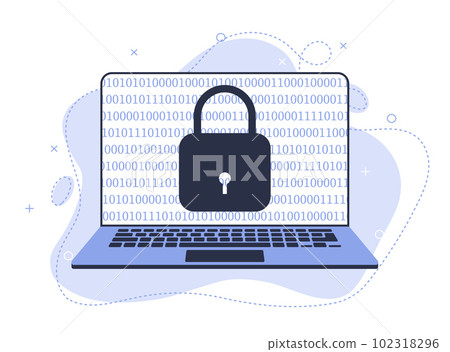 Data protection concept. Network data security. Padlock With Keyhole icon in personal data security Illustrates cyber data or information privacy idea Data protection concept. Network data security. Padlock With Keyhole icon in personal data security Illustrates cyber data or information privacy idea 102318296