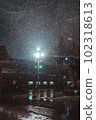 Tokyo on a rainy day 102318613