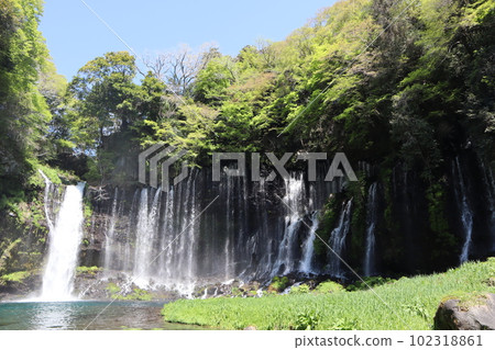 World Cultural Heritage Shiraito Falls (Fujinomiya City, Shizuoka Prefecture) 102318861