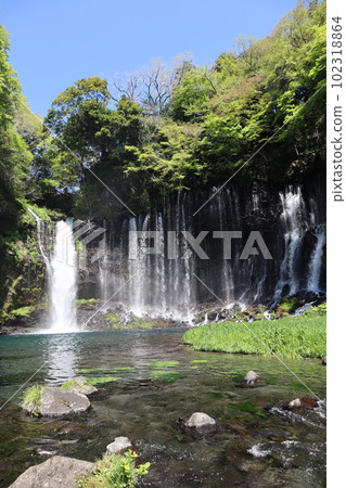 World Cultural Heritage Shiraito Falls (Fujinomiya City, Shizuoka Prefecture) 102318864