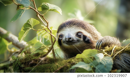 Wild sloth Wild sloth 102319907