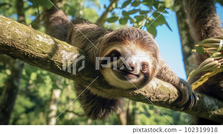 Wild sloth 102319918