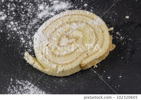 sweet dessert with cottage cheese cream and soft sponge cake sweet dessert with cottage cheese cream and soft sponge cake 102320605