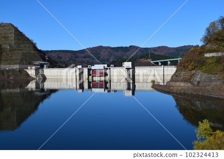 Selected 100 Dam Lakes of Kangawa River Dam Selected 100 Dam Lakes of Kangawa River Dam 102324413