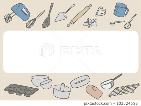 一套糖果工具的框架 102324558