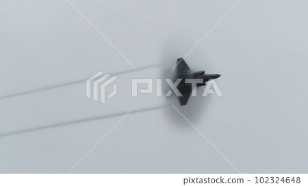 F-35B 戰鬥機與馬赫錐和蒸汽 F-35B 戰鬥機與馬赫錐和蒸汽 102324648