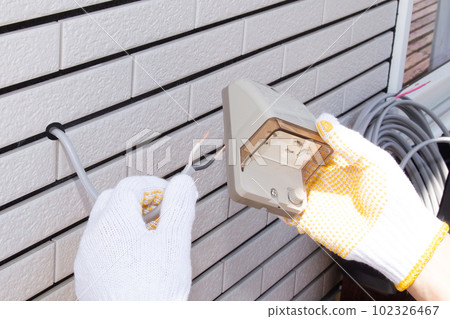 戶外防水插座施工 102326467