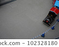 Amusement park square, train ride 102328180