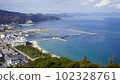 Sumoto City and Sumoto Ohama seen from Sumoto Castle 102328761