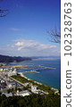 Sumoto City and Sumoto Ohama seen from Sumoto Castle 102328763
