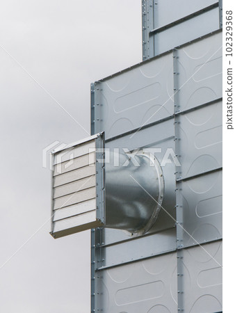 Ventilation fan using in grain dryer. Detail of agricultural machinery and equipments 102329368