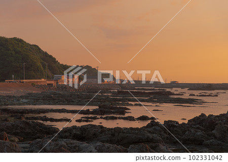 千疊敷海岸的日落 102331042