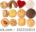 Illustration of different kinds of cookies 102332813