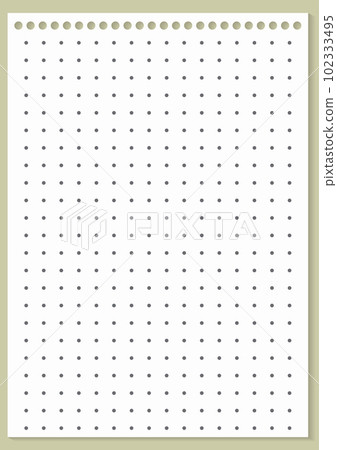 Graph paper. Printable dotted grid paper on white background. Geometric abstract dotted transparent illustration with dots for school, notebook, diary, notes, print. Realistic paper blank size A4 Graph paper. Printable dotted grid paper on white background. Geometric abstract dotted transparent illustration with dots for school, notebook, diary, notes, print. Realistic paper blank size A4 102333495