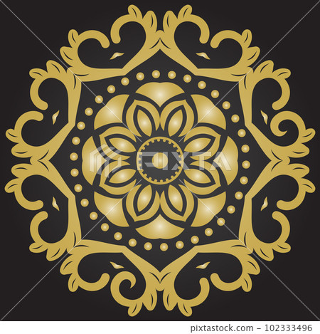 Classic Vector Fine Pattern With Various Arabesques Classic Vector Fine Pattern With Various Arabesques 102333496