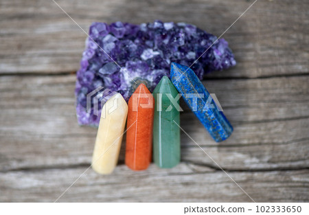 crystals. Magic Healing gemstone mineral for meditation, Crystal Ritual, Witchcraft, Chakra relaxation. spiritual esoteric practice, for meditation. reiki therapy for life balance, harmony. crystals. Magic Healing gemstone mineral for meditation, Crystal Ritual, Witchcraft, Chakra relaxation. spiritual esoteric practice, for meditation. reiki therapy for life balance, harmony. 102333650