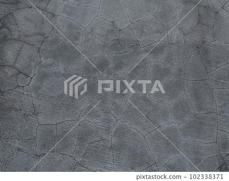 Horizontal background image of cracked dark gray concrete wall Horizontal background image of cracked dark gray concrete wall 102338371