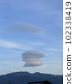 Yamanashi Prefecture Clouds seen in the evening after work 102338419