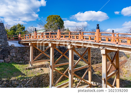 大和郡山市郡山城遺址的極樂橋 102339200