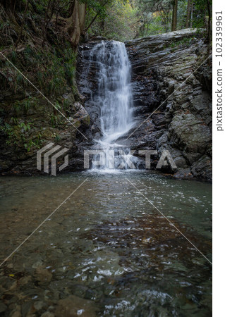 Rain waterfall of rain begining Rain waterfall of rain begining 102339961