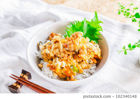 Vegetable Kakiage Tojidon 102340148