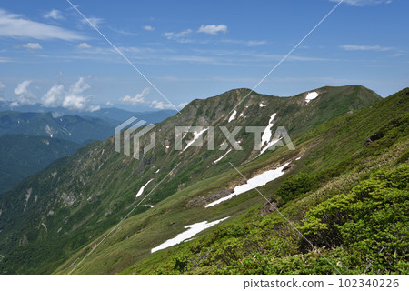 Tanigawadake mountain climbing, Tenjindaira course, Gunma prefecture 102340226