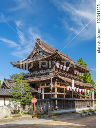 富山縣南都市_城華別院善德寺門風景 102341223