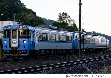 JR Hokkaido Kiha 183 Series Limited Express - Stock Photo 