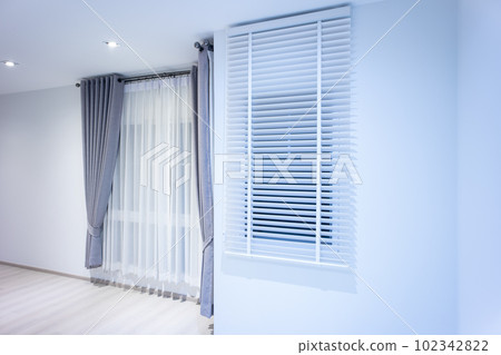 Interior design in bedroom at night. 102342822