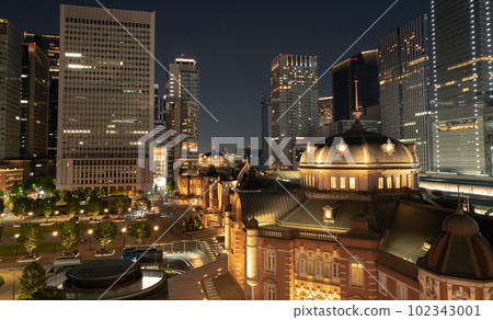 東京站夜景 東京站夜景 102343001