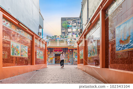 Leng Buai Ia Shrine in China Town Bangkok, This shrine is an ancient Chinese architecture shrine since 1658 Leng Buai Ia Shrine in China Town Bangkok, This shrine is an ancient Chinese architecture shrine since 1658 102343104