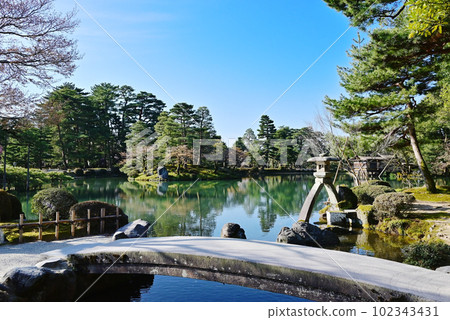 Kanazawa Kenrokuen, Kanazawa Castle Park, Ishikawa Prefecture Tourist Attractions, Japan's Three Great Gardens 102343431